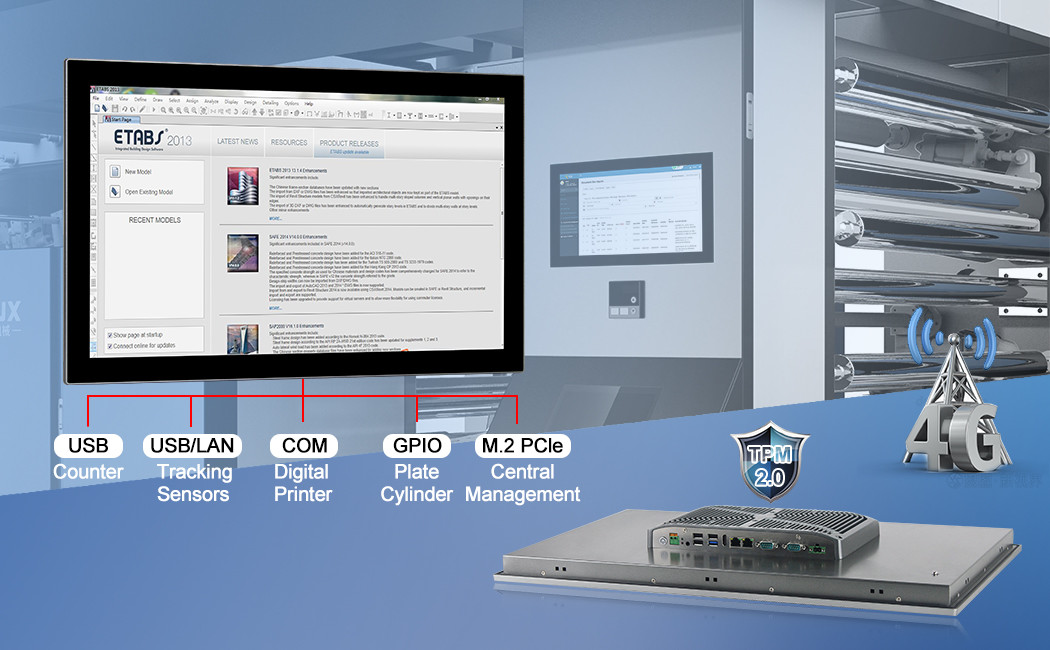 Industrial Panel PCs Provide Flexible HMI Control Interfaces in Digital ...