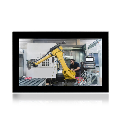 13.3&quot; Small LCD Monitor For Computer Intel J6412 1xHDMI 4xUSB 3xLAN 2xCOM