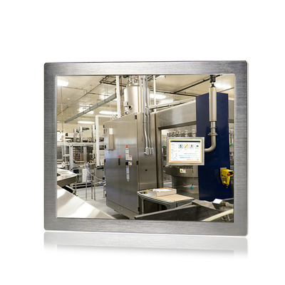 Windows 10 Industrial Panel PC Waterproof All In One 17 Inch With Wifi