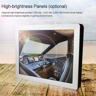 Ip68 Touch Screen Computers Panel Pc With Waterproof Cable