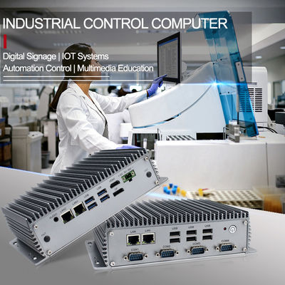 I58265U Industrial Control Computer , 32GB HMI Medical KIOSK Mini Pc Industrial Grade