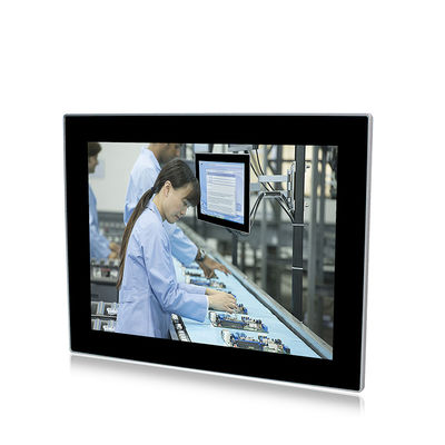 Flat 12&quot; Led Industrial Touch Screen Display 10 Points Vesa Mounting