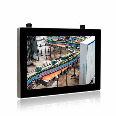 450cd/M2 Stainless Steel Panel PC Fully Enclosed IP69K 12 Inch 25W