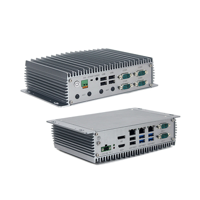Fanless Industrial Embedded Box PC 12th Gen Intel Elkhart Lake J6412 3XLAN Ports