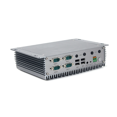 9 - 36V Wide Voltage Industrial Embedded Box PC Windows11 Intel J6412 Fanless With 3xLAN