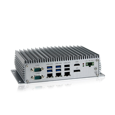 9 - 36V Wide Voltage Industrial Embedded Box PC Windows11 Intel J6412 Fanless With 3xLAN