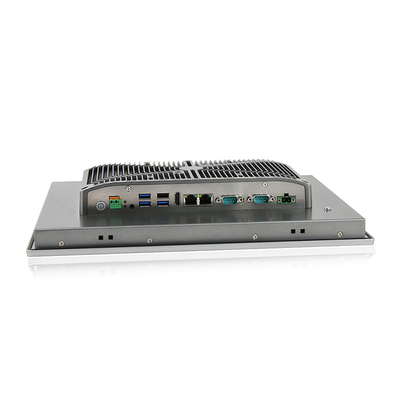 15&quot; 8th Gen I3 Linux Capacitive Multi Touch Panel Fanless Industrial AIO PC