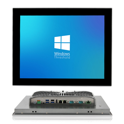 15&quot; 8th Gen I3 Linux Capacitive Multi Touch Panel Fanless Industrial AIO PC