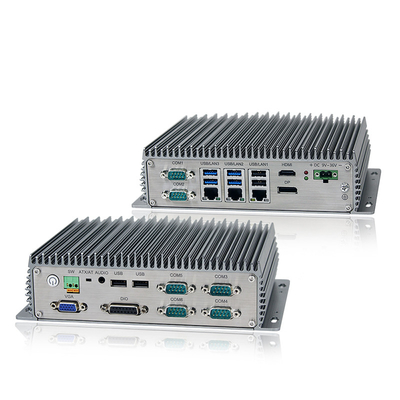 Fanless Mini Industrial Embedded Box PC Window 11 With 6*COM