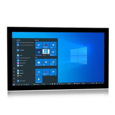 23.8 Inch FHD PCAP Industrial Panel PC All In One VESA Mount Windows 10