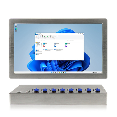 15.6 Inch Fanless IP69K Panel PC Desktop Stainless Industrial Computer