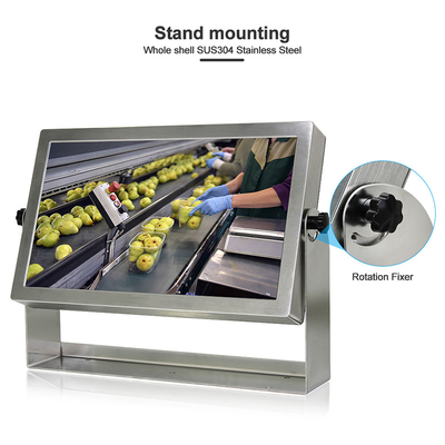 15.6 Inch Industrial Panel Pc Stainless Steel AISI304 AISI316 Corrosion Resistant