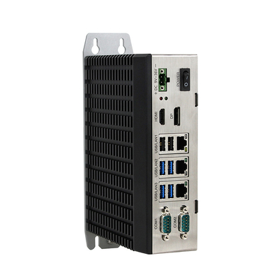 DIN Rail Industrial Fanless Mini PC Windows10/11 8gb With 3 X LAN