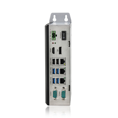 Bluetooth Industrial Embedded Box PC J16412 Mini PC 2 Lan Ports DIN Rail Mounting