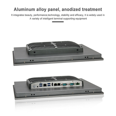 Industrial All In One HMI Panel PC Fanless Embedded J6412 CPU X6425E