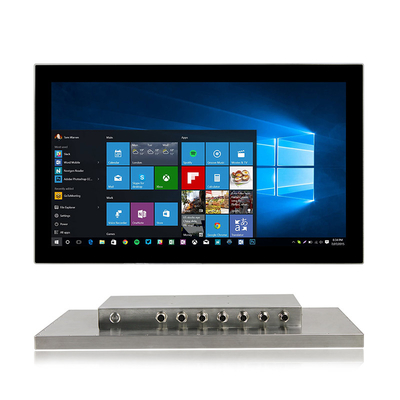 6th Gen IP67 HMI Industrial Panel Pc 10 Point PCAP 21.5 Inch