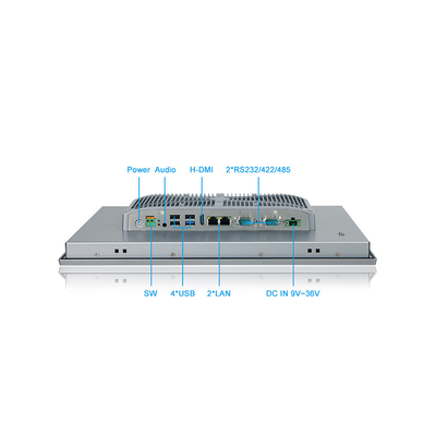 High Brightness HMI PCAP Industrial Touch Panel PC All In One Panel