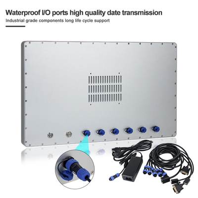 21.5&quot; Industrial Waterproof Panel PC Resistive Touch Screen Windows / Linux