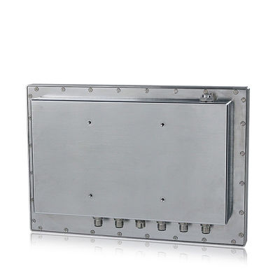 LAN USB COM Windows Panel Pc , 12 Inch Waterproof Cables Touch Panel Computer