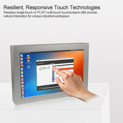 Industrial 12&quot; Windows10 IP69K Panel PC With Wifi Fanless Washdown