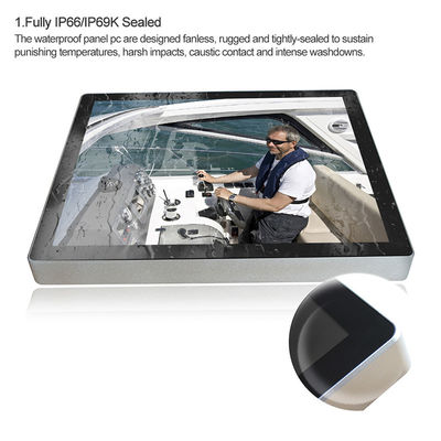 Dust Proof HMI Panel PC 10 Point Capacitive Touch For Industrial 4.0