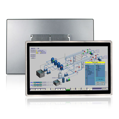 Corrosion Resistant Fanless Industrial Computer , 24 Inch Pharmaceutical Fanless Rugged Pc