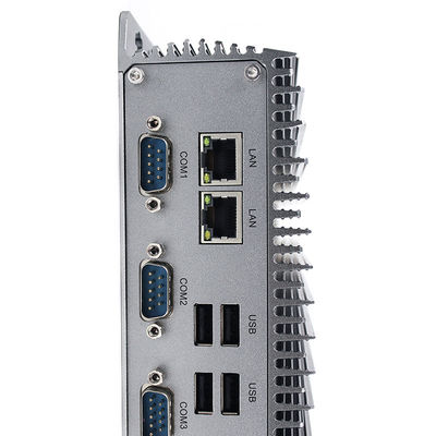 Rugged Industrial Fanless Mini PC Intel Core I3-8145U Dual Core 2.1GHz With 4 X LAN