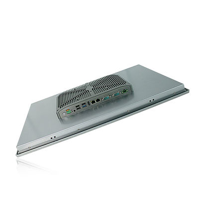 Embedded 21.5&quot; Touch Screen Dual Lan Pc TPM 2.0 Desktop Wall Mounted Fanless