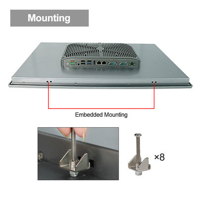 PCAP Industrial Panel Mount Pc