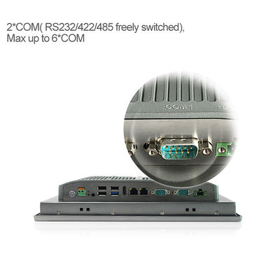 12&quot; PCAP Touchscreen I5 Dual Lan All In One Industrial Mini PC Panel Computer With Wifi