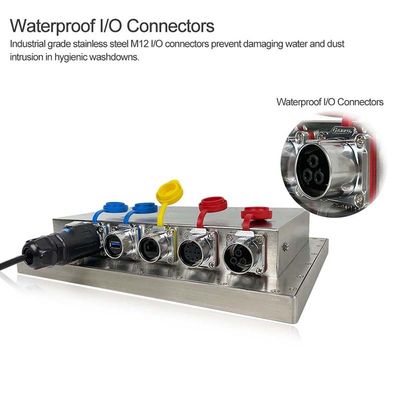 SUS304 IP69K Waterproof HMI Panel PC 12&quot; 1280x800 Stainless Steel Panel Pc