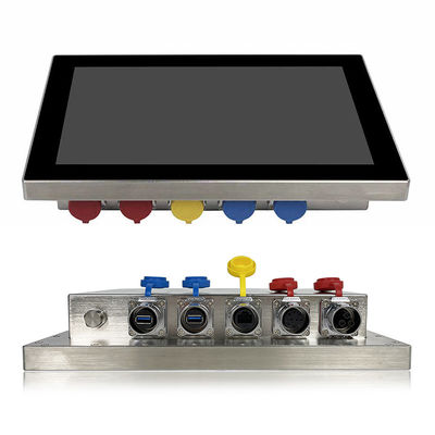 SUS304 IP69K Waterproof HMI Panel PC 12&quot; 1280x800 Stainless Steel Panel Pc