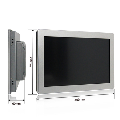 Fanless Embedded HMI Panel PC TPM2.0 15.6 Inch 1500nits For Control System