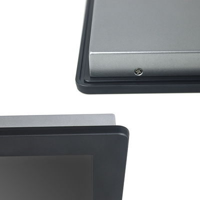 PCAP Touch Embedded Fanless Industrial Panel PC Computer Wall Mount Front IP65