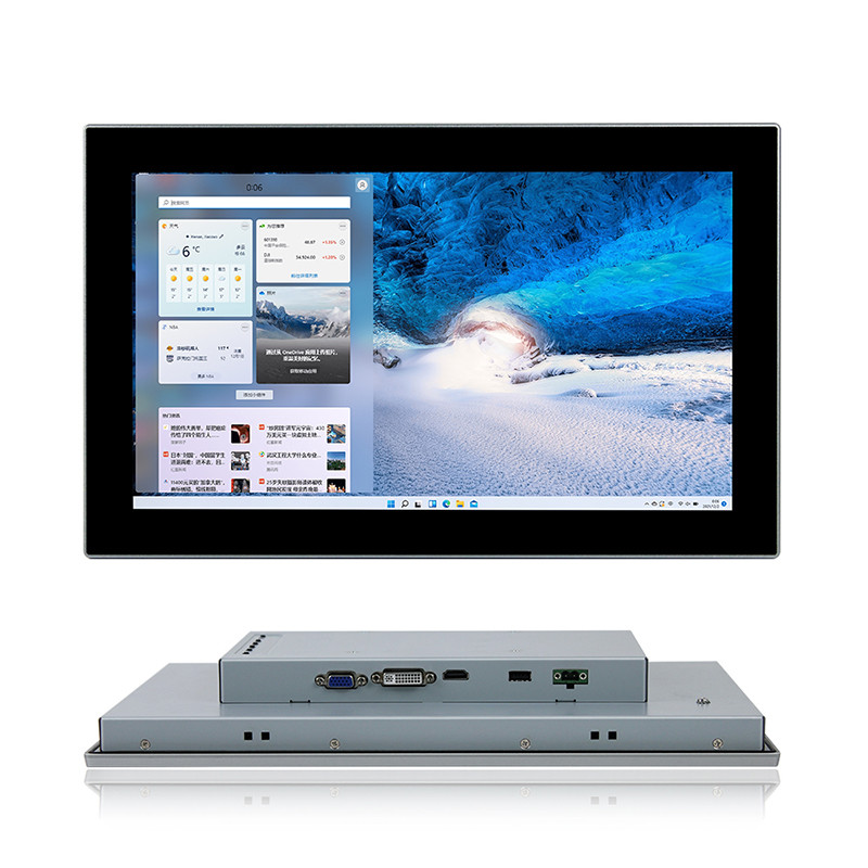 18.5'' All In One Industrial Panel Monitor Embedded Capacitive Touch