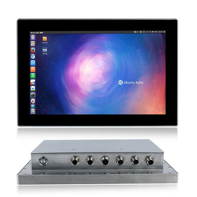 Quality Wall Mounted Touchscreen Desktop Computer , Linux RJ45 Waterproof Touch Screen Pc factory