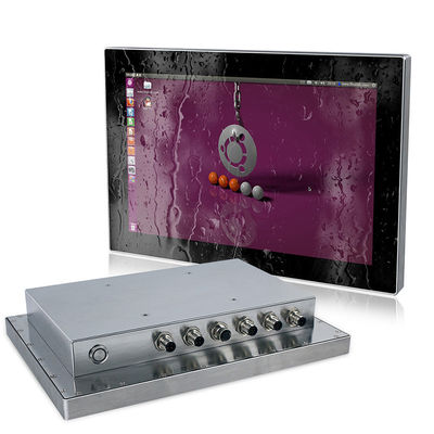 Quality Industrial 12in Ip66 Waterproof Fanless Panel Pc Touch Screen With Stainless Steel Case factory