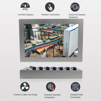 Quality Outdoor Resistive Ip66 Waterproof Touch Screen PC Humid Environment Use factory