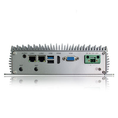 Quality ODM 8GB 3855U Industrial Embedded Box PC Linux Ubuntu Fanless Rugged X86 factory