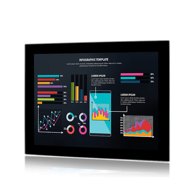 Quality Embedded 17" Ip65 Industrial Touch Screen Display Monitor VESA Installation factory