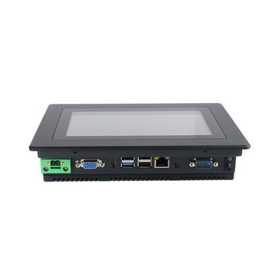 Quality 500 Nits PCAP Flat Bezel 7 Inch Panel Pc , Celeron Industrial Touch Screen Computer factory