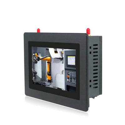 Quality RJ45 Capacitive Touchscreen Industrial Fanless Mini PC Panel Mount factory