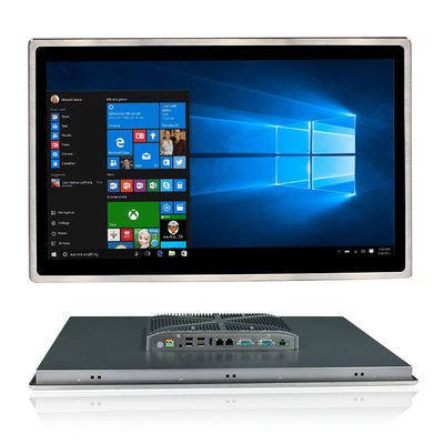 Quality All In One 24 Inch Industrial Touch Panel PC , Wall Mounting Desk Stand All In One Panel Pc factory